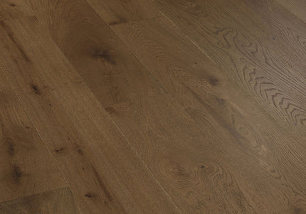 Pukka Flooring Engineered Oak Flooring – 12 x 190mm Click Engineered Oak – Harvest Oak Brushed & Matt Lacquered