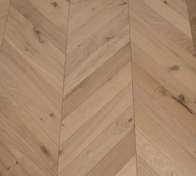 Invisible AB Grade Chevron Engineered Wood Flooring | Pukka Flooring