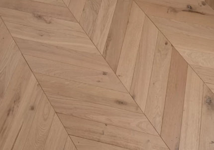 Invisible AB Grade Chevron Engineered Wood Flooring | Pukka Flooring