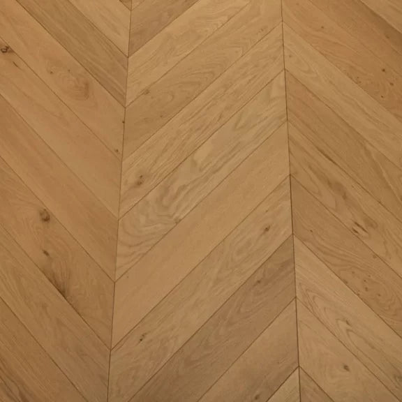 Natural UV Oiled Chevron Engineered Wood Flooring | Pukka Flooring
