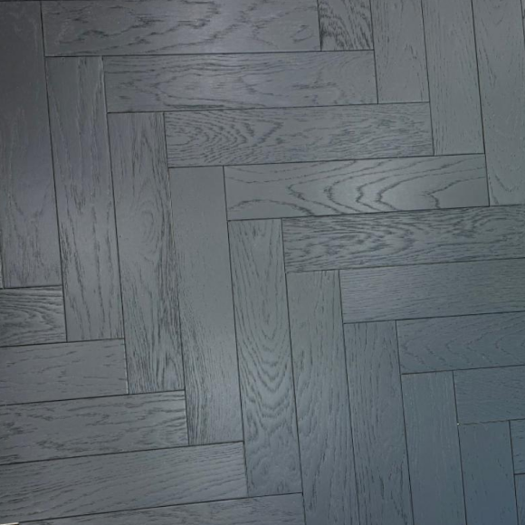 Galaxy Black Engineered Herringbone Flooring | Pukka Flooring