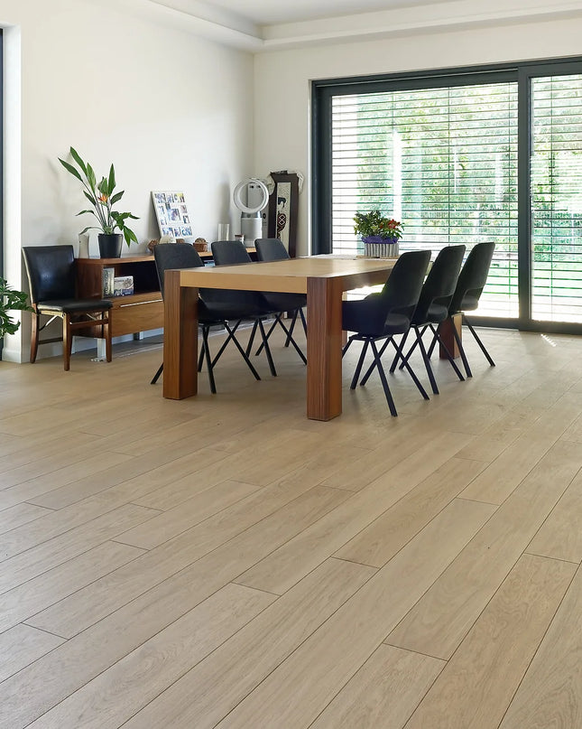 Raw Oak Brushed Engineered Wood Flooring T&G | Pukka Flooring