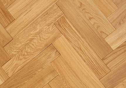 Bracken Oak Brushed Lacquered Parquet Flooring | Pukka Flooring
