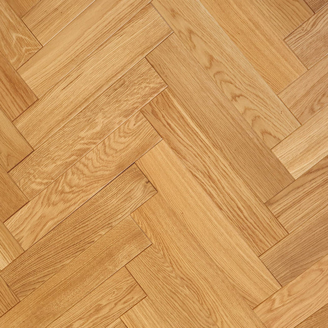 Bracken Oak Brushed Lacquered Parquet Flooring | Pukka Flooring