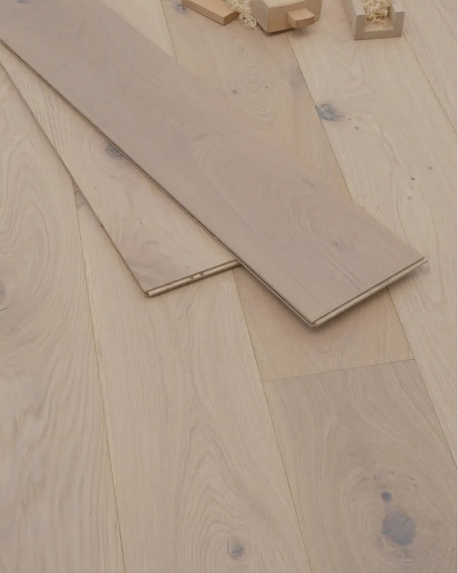 White Oiled 3-Ply Engineered Oak Flooring