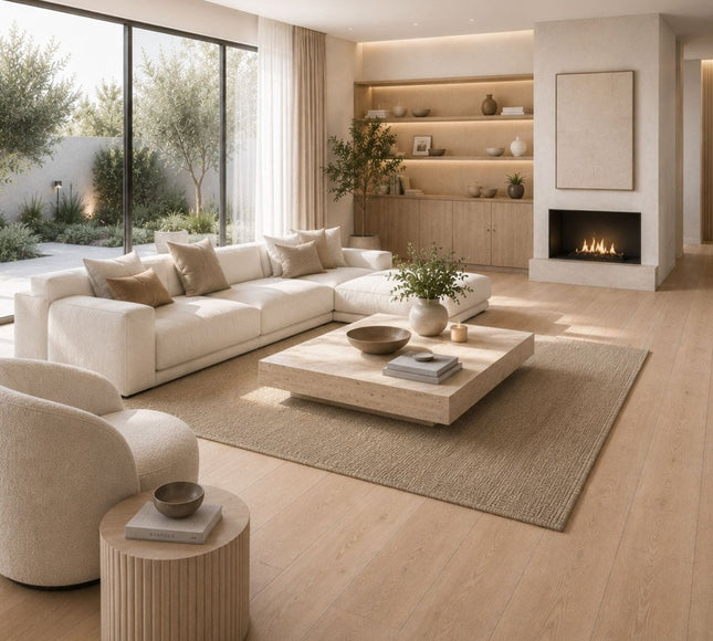 Winter Snowdrop Prime AB Wide Plank Engineered American Oak Flooring