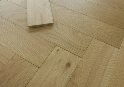 Natural Brushed UV Oiled Engineered Herringbone Flooring