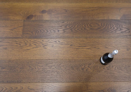 Hazelnut Brown Brushed Oiled Engineered Oak Plank Flooring