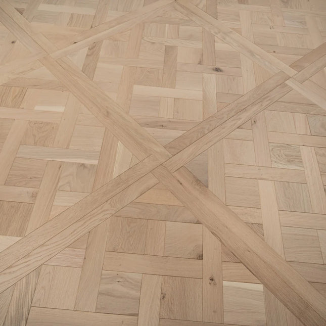 Luxury Brushed Unfinished Versailles Oak Panel Flooring