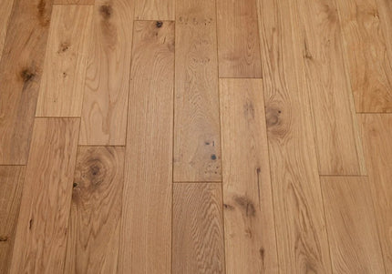 Home Natural Classic Grade Brushed Lacquered Engineered Oak Flooring