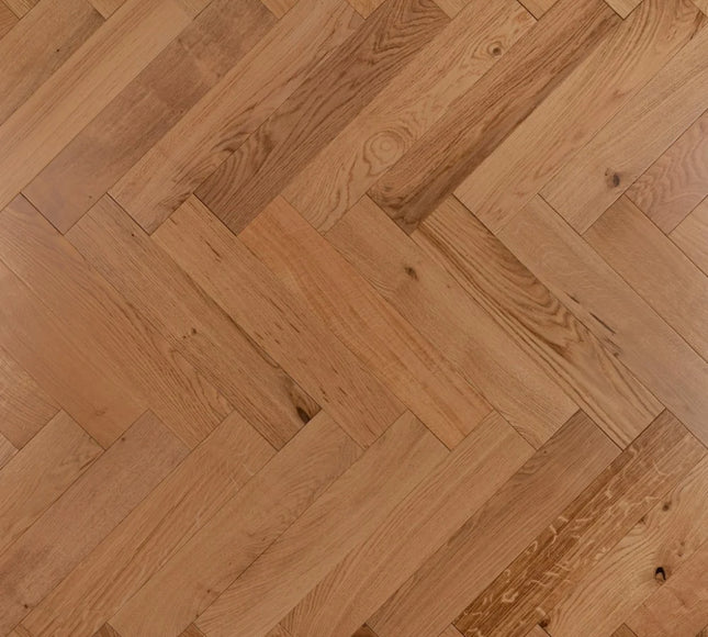 UV Lacquered Engineered Herringbone Flooring