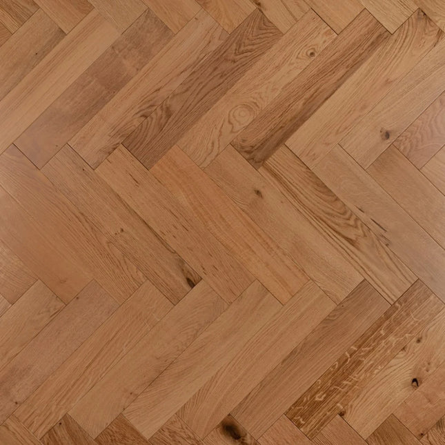 UV Lacquered Engineered Herringbone Flooring