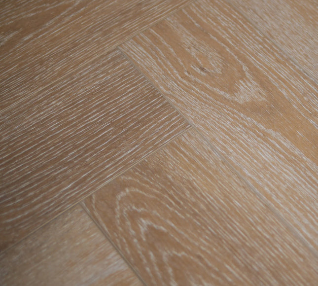 Honey Oak Premium SPC Herringbone Flooring with Valinge Click