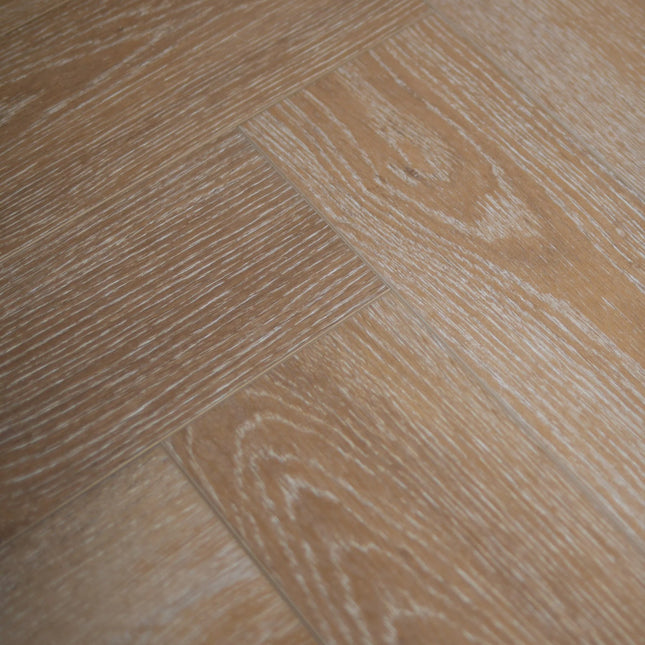 Honey Oak Premium SPC Herringbone Flooring with Valinge Click