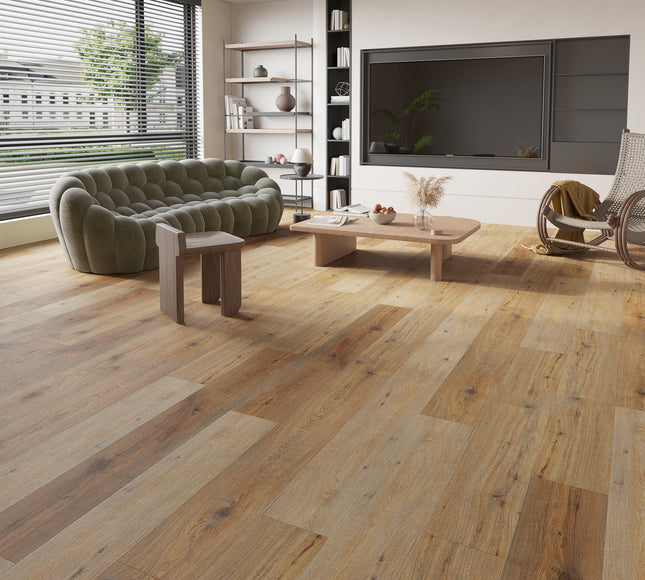 Rustic Sandy Oak Waterproof SPC Flooring
