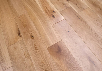 Natural Oak DIY Solid Wood Flooring with UV Lacquer Finish