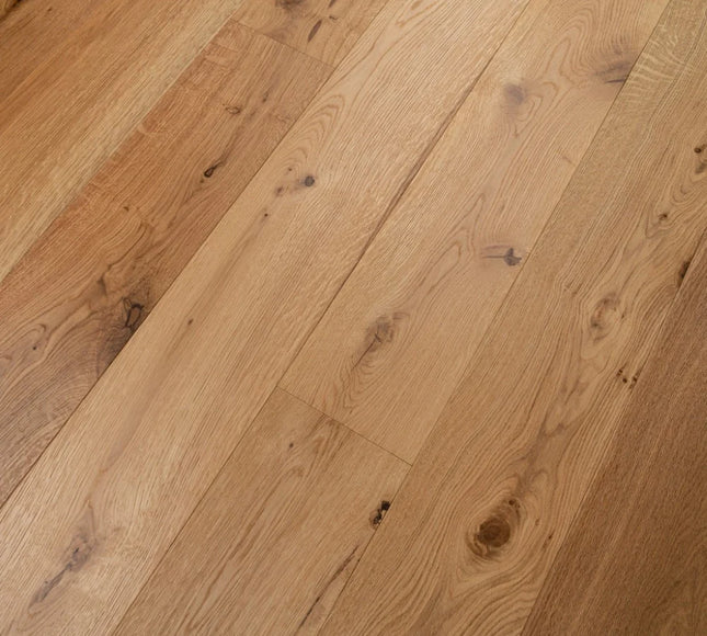 Natural Brushed UV Oiled Engineered Oak Flooring