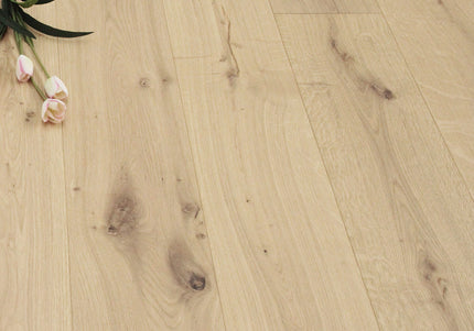 Invisible Finish Lacquered Click Engineered Oak Flooring