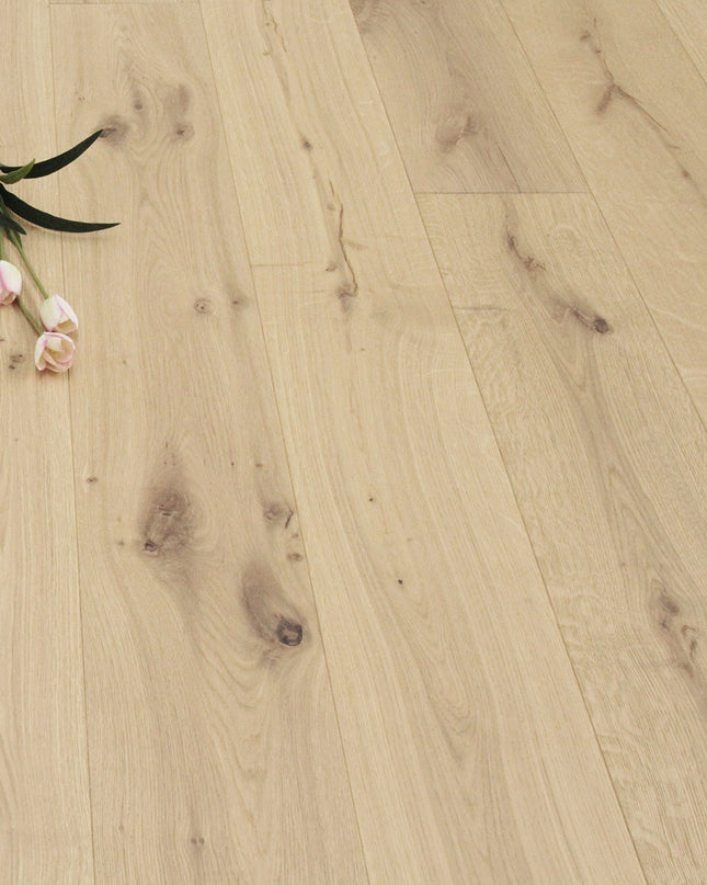 Invisible Finish Lacquered Click Engineered Oak Flooring