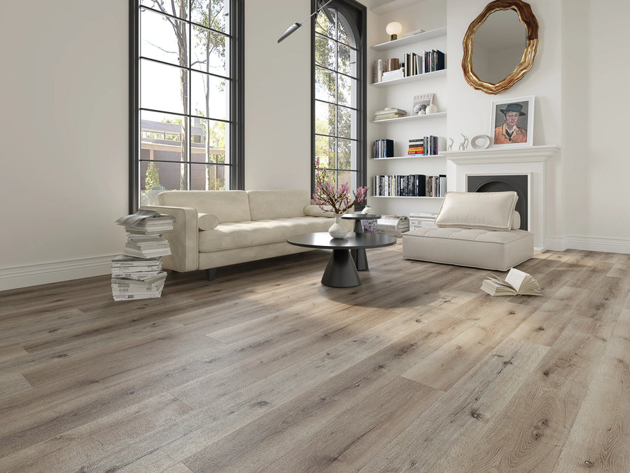 Smoked Charcoal Designer Vinyl Plank Flooring