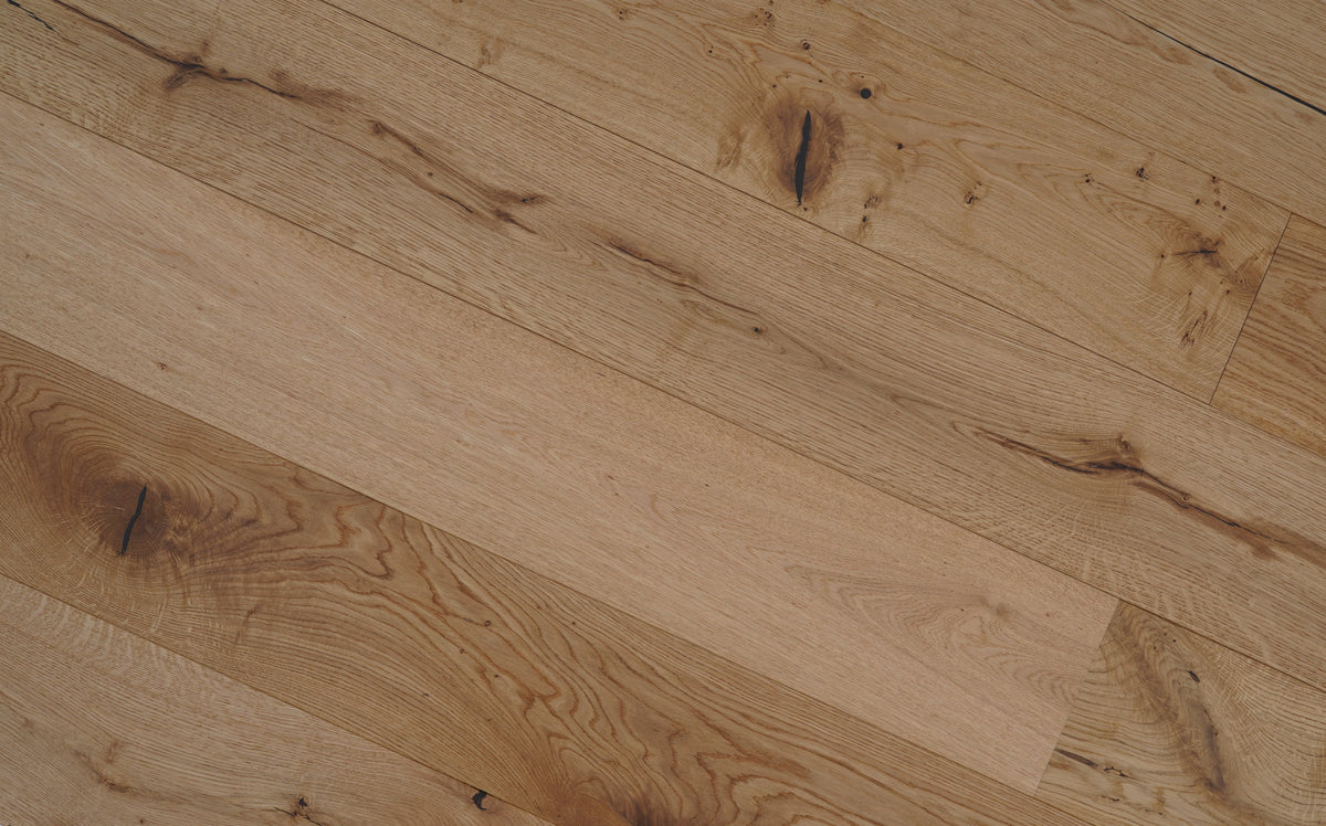 Natural Brushed Oiled Engineered Oak Plank Flooring