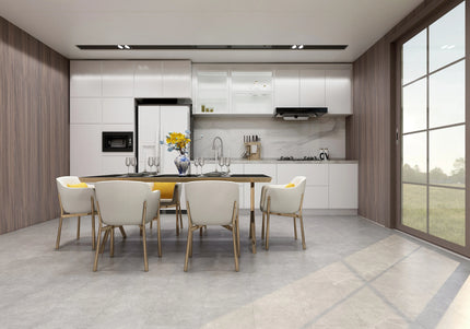 Natural Stone Rigid Core SPC Tile Effect Flooring