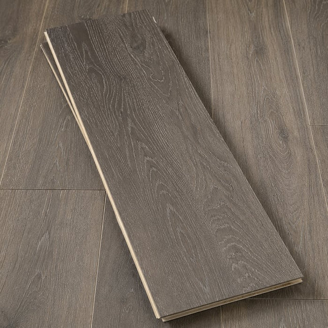 Smoked Grey Classic Grade Brushed Matt Lacquered Engineered Oak Flooring