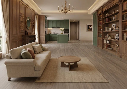 Beige White Luxury WPC Click Flooring