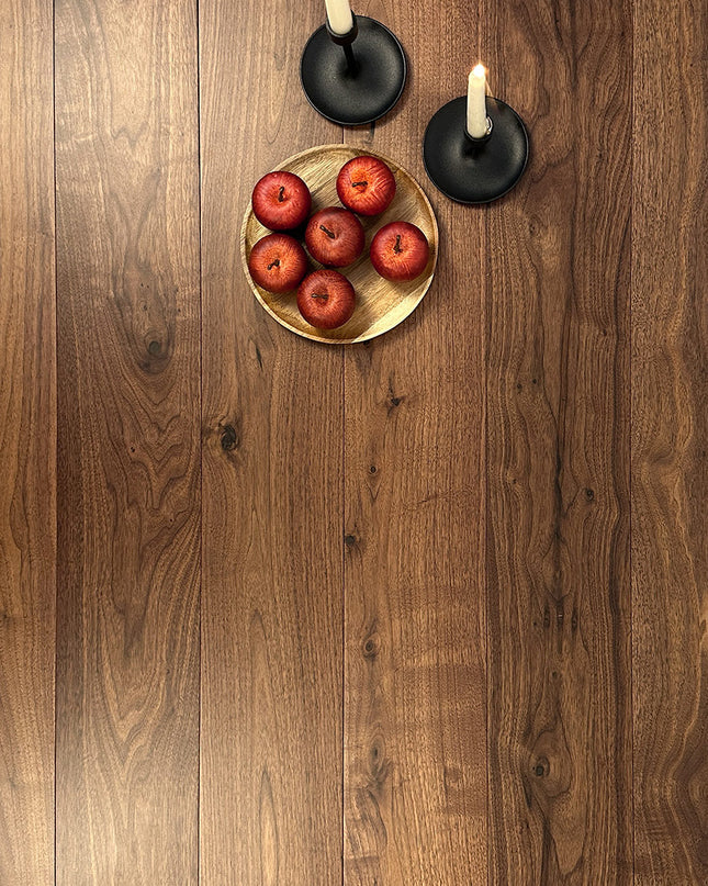Classic American Black Walnut UV Lacquered Engineered Flooring