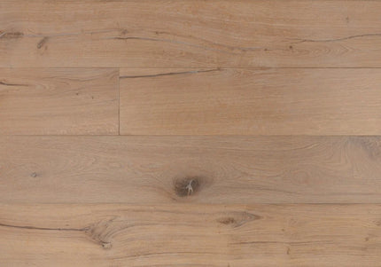 Distressed White Hard Wax Oiled Engineered Oak Flooring
