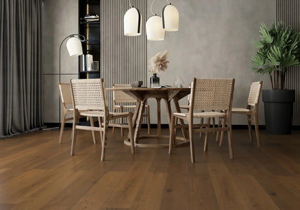 Smoked Natural Oiled Classic Engineered Oak Flooring