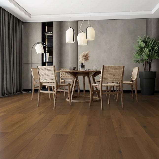Smoked Natural Oiled Classic Engineered Oak Flooring