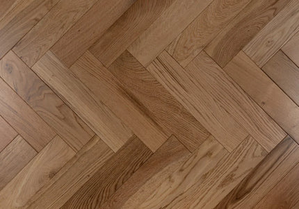 Natural Smooth Engineered Herringbone Flooring