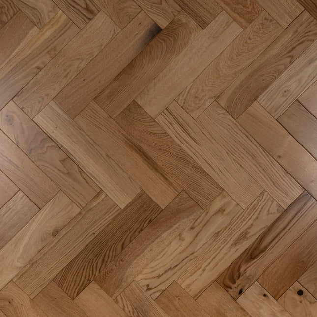 Natural Smooth Engineered Herringbone Flooring