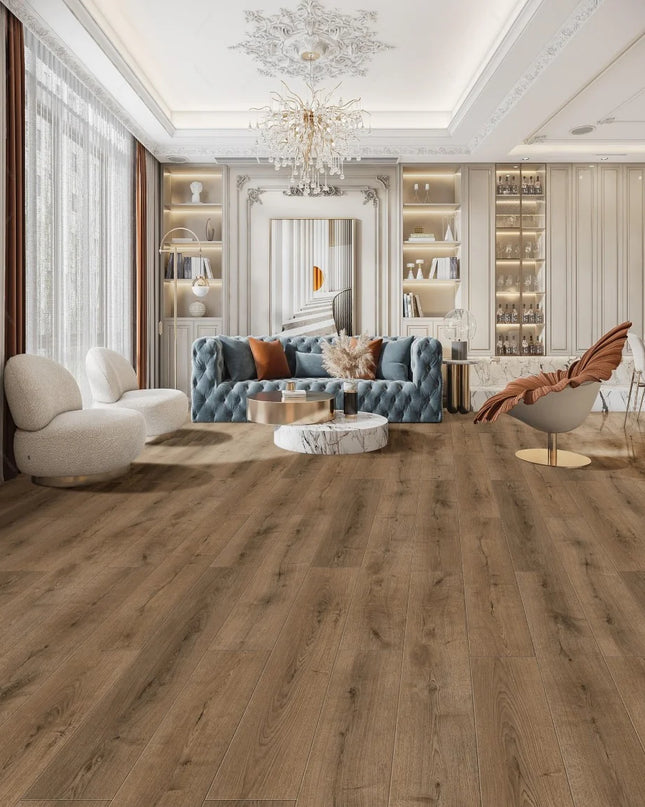 Smoked Oak Premium Laminate Plank Flooring