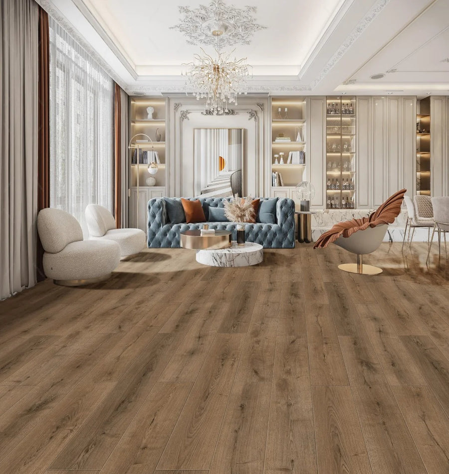 Smoked Oak Premium Laminate Plank Flooring