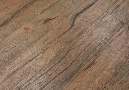Antique Dark Brown Solid Oak Flooring