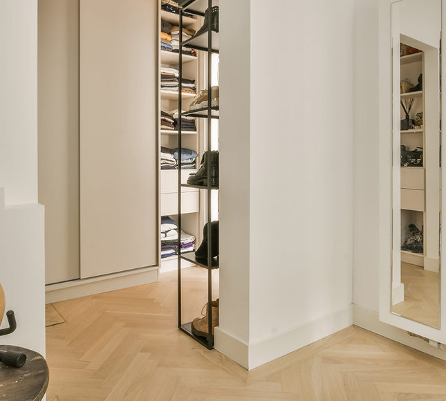 Unfinished Prime AB American Oak Engineered Herringbone Flooring