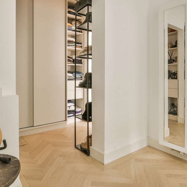Unfinished Prime AB American Oak Engineered Herringbone Flooring