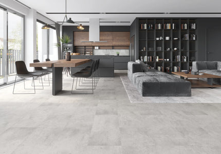Marble White Luxury SPC Tile Effect Waterproof Flooring