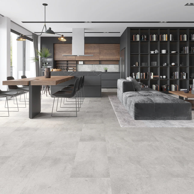 Marble White Luxury SPC Tile Effect Waterproof Flooring