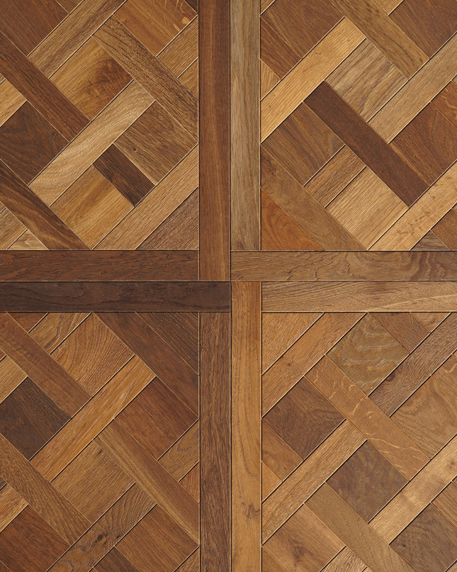 Smoked Oiled Brushed Versailles Oak Flooring
