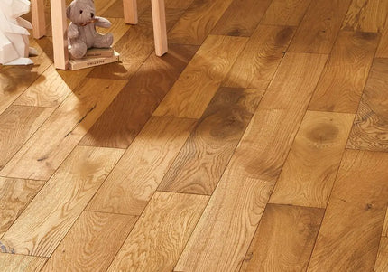 Brushed Natural Oiled 3-Ply Classic Engineered Oak Flooring
