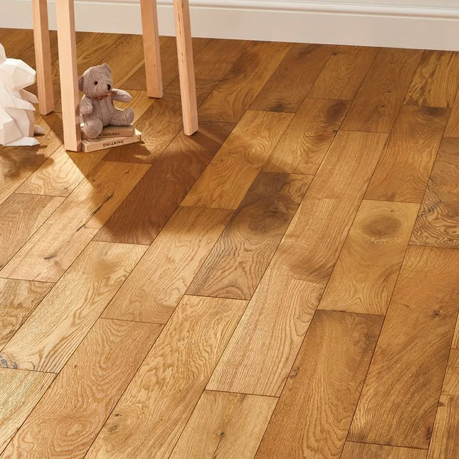 Brushed Natural Oiled 3-Ply Classic Engineered Oak Flooring