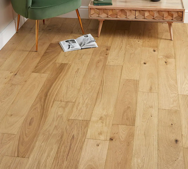 Natural Brushed Oiled 3-Ply Engineered Oak Flooring