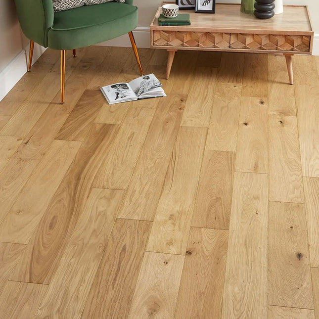 Natural Brushed Oiled 3-Ply Engineered Oak Flooring