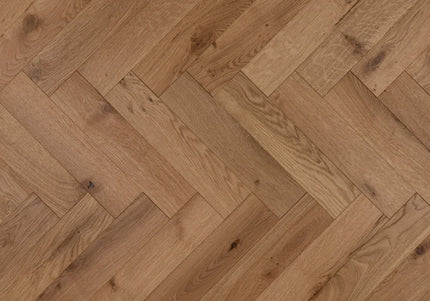 Natural Brushed UV Oiled Engineered Herringbone Flooring