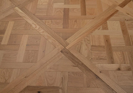 Brushed Natural Lacquered Versailles Engineered Oak Flooring