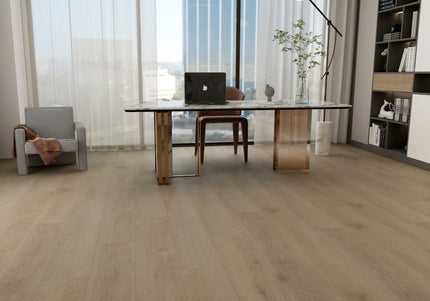 Smoked White Waterproof Rigid Core SPC Flooring