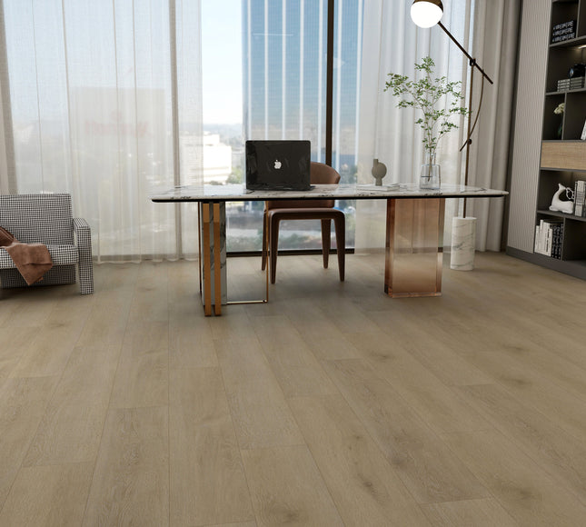 Smoked White Waterproof Rigid Core SPC Flooring